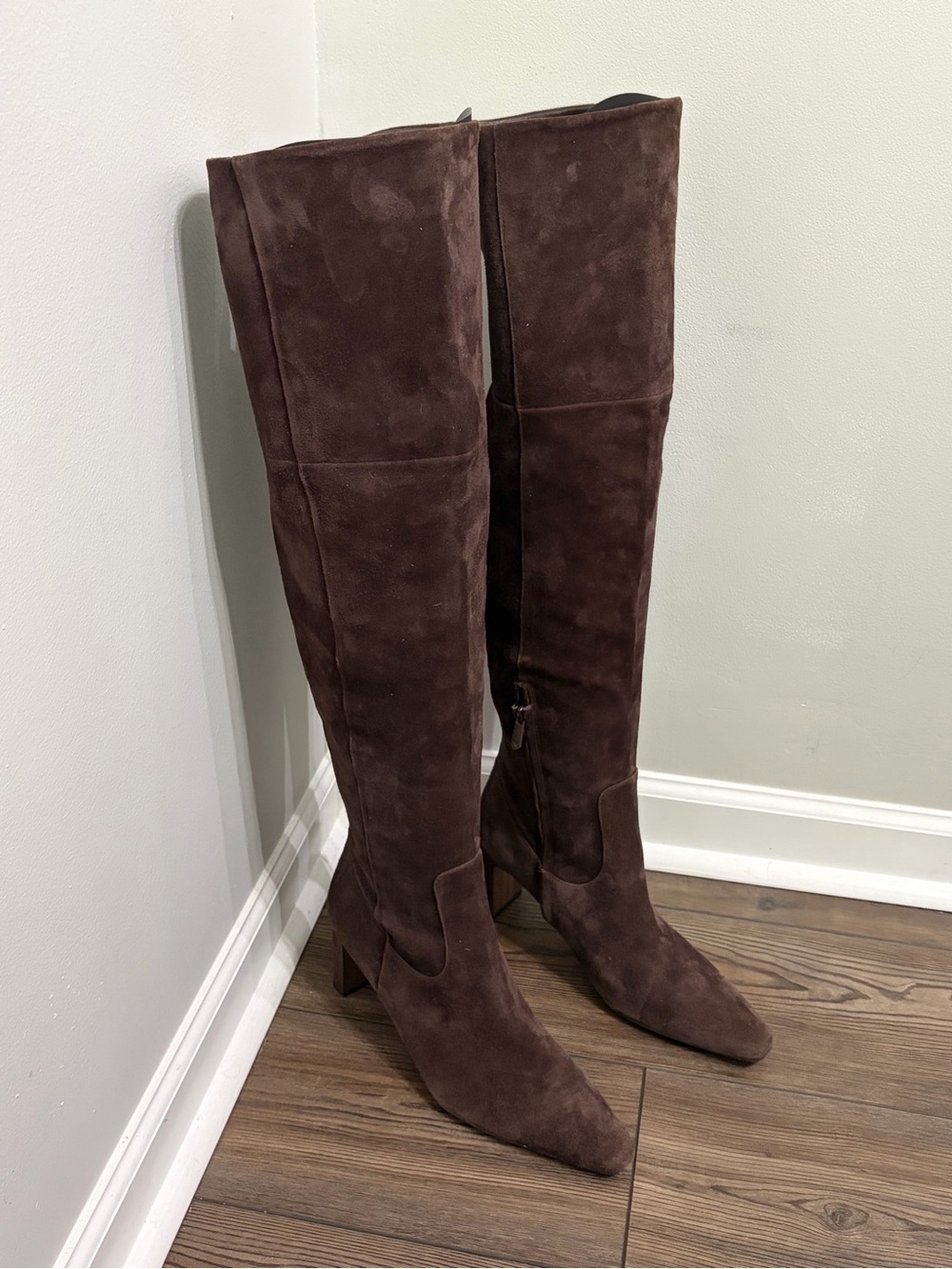 Sam Edelman Over-the-Knee Suede Boots in Dark Brown Women’s Size 11